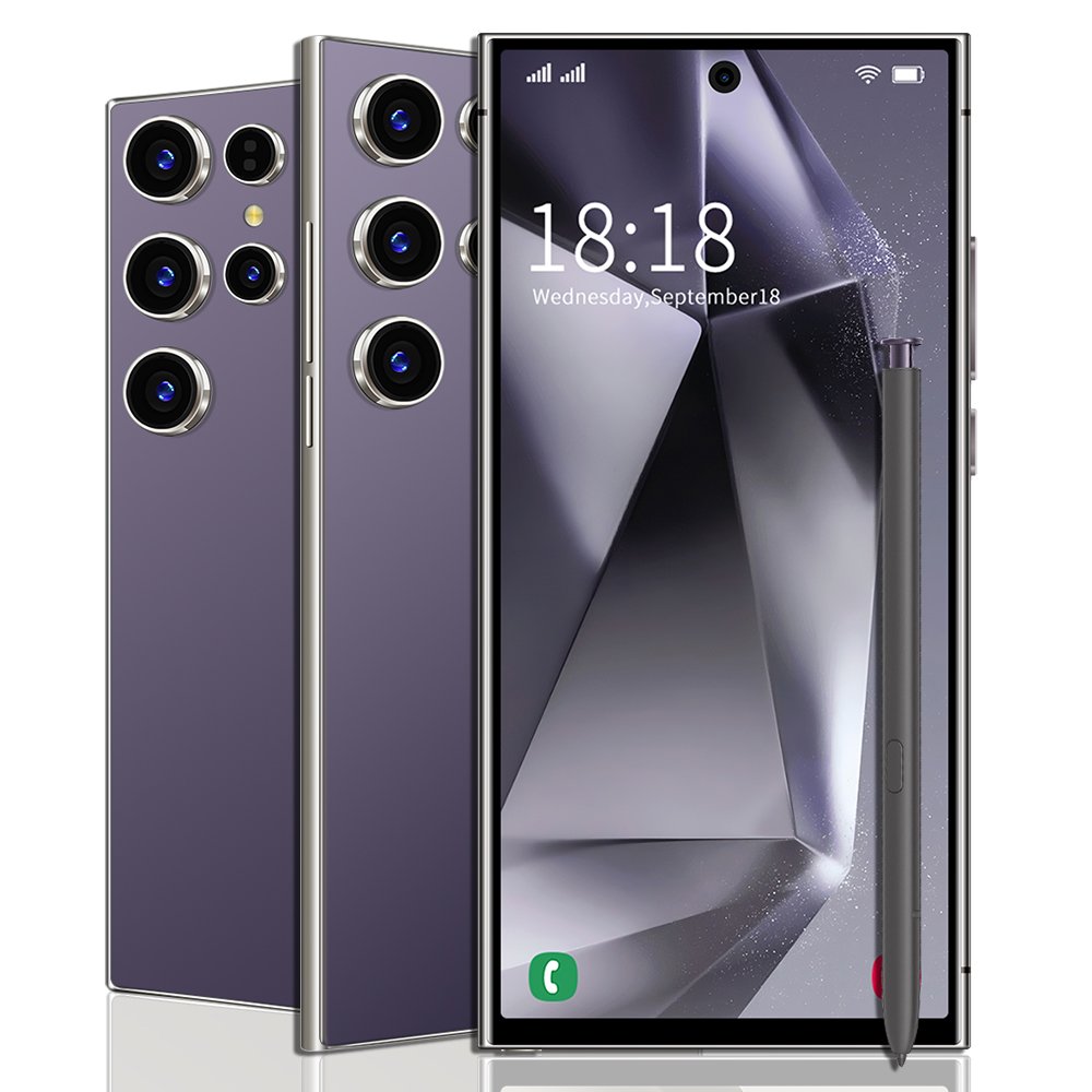 Hot Selling S24 ULTRA original 7.3 inch 16GB+1TB 72MP+108MP Big Screen cellphone Smartphone 4G Mobile Cell Phone